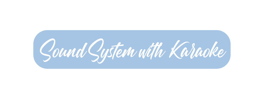 Sound System with Karaoke